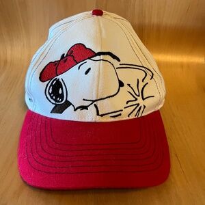 RARE Peanuts MetLife Resources Promotional Embroidered Adjustable Baseball Cap